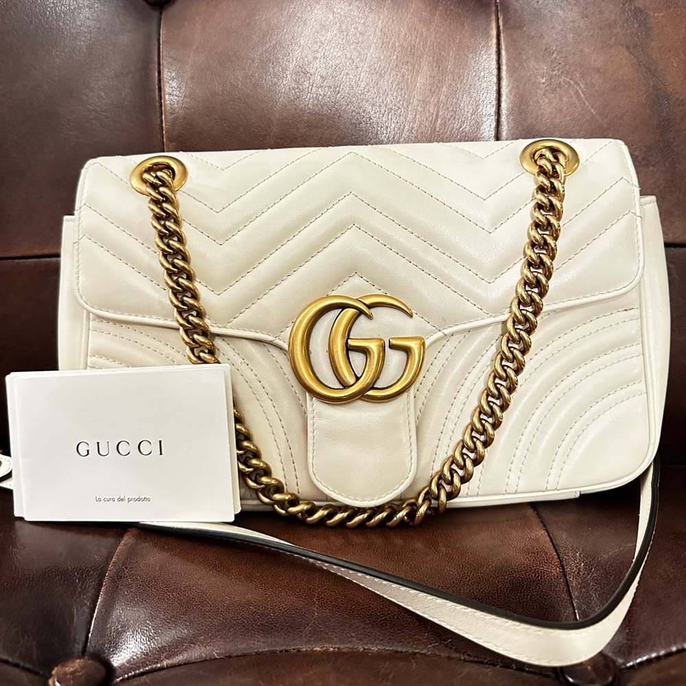 Gucci Marmont small matelassé shoulder bag
